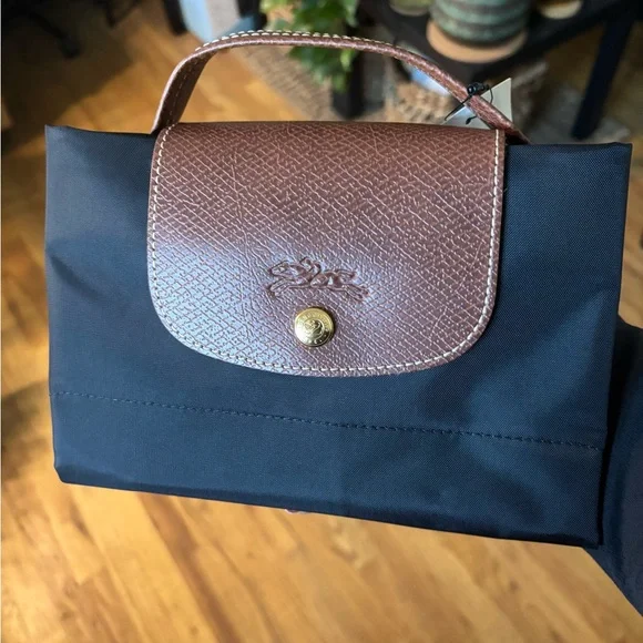 Longchamp Le Pliage Briefcase in Black | New - Picture 1 of 8